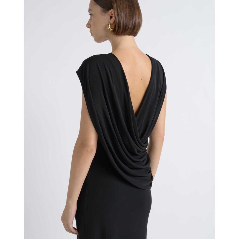 Cue Cowl Back Midi Dress image number 2